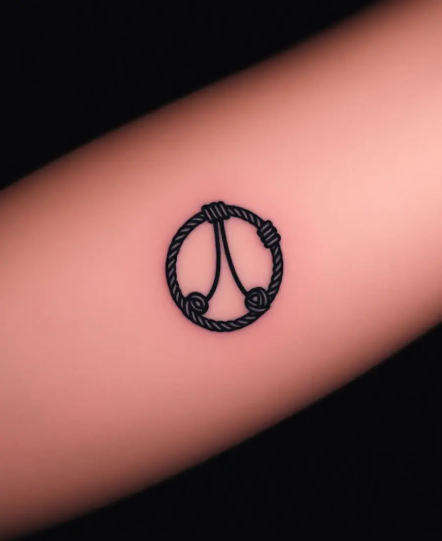 Tatouage Nœud de marin – Biceps interne